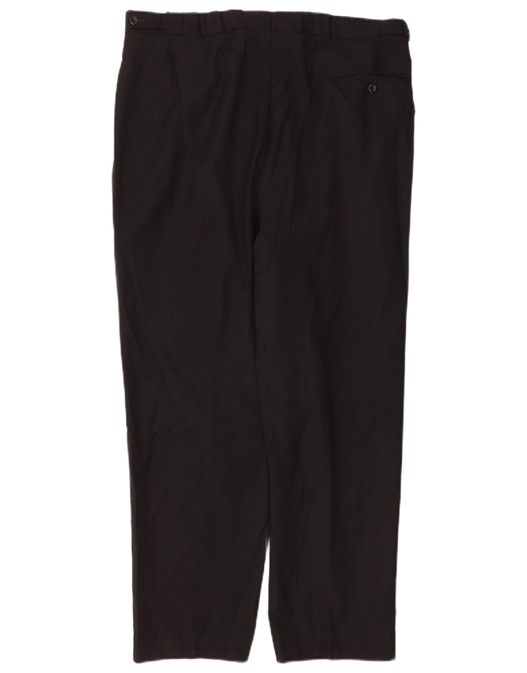Pierre Cardin Herre Pegged Suit Bukser W38 L29 Sort Uld