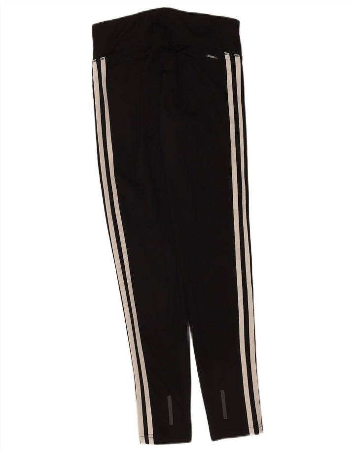 Adidas Womens Climalite Leggings UK 8/10 Small Black Polyester