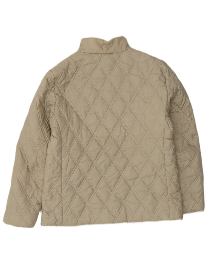 Murphy & Nye Quiltet jakke til kvinder UK 18 XL Beige Polyamid