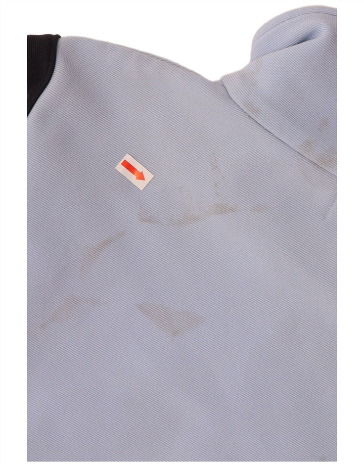 KAPPA træningsdragt topjakke til kvinder UK 14 Medium Blue Colourblock Polyester