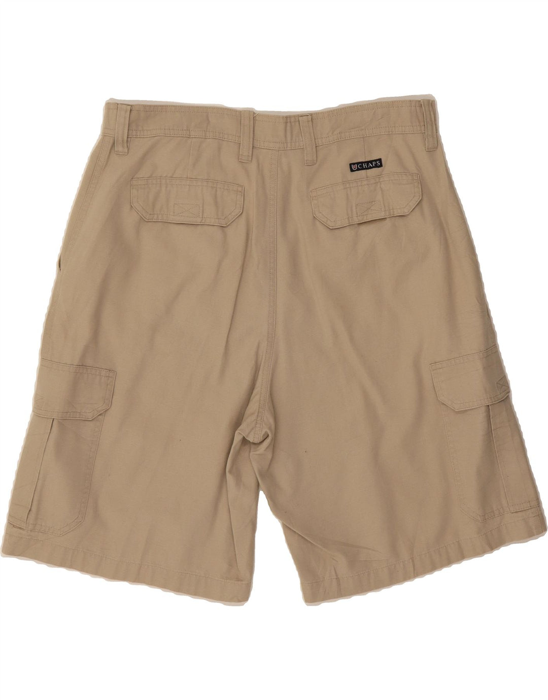CHAPS Mens Cargo Shorts W34 Large  Beige Cotton Vintage Chaps and Second-Hand Chaps from Messina Hembry 