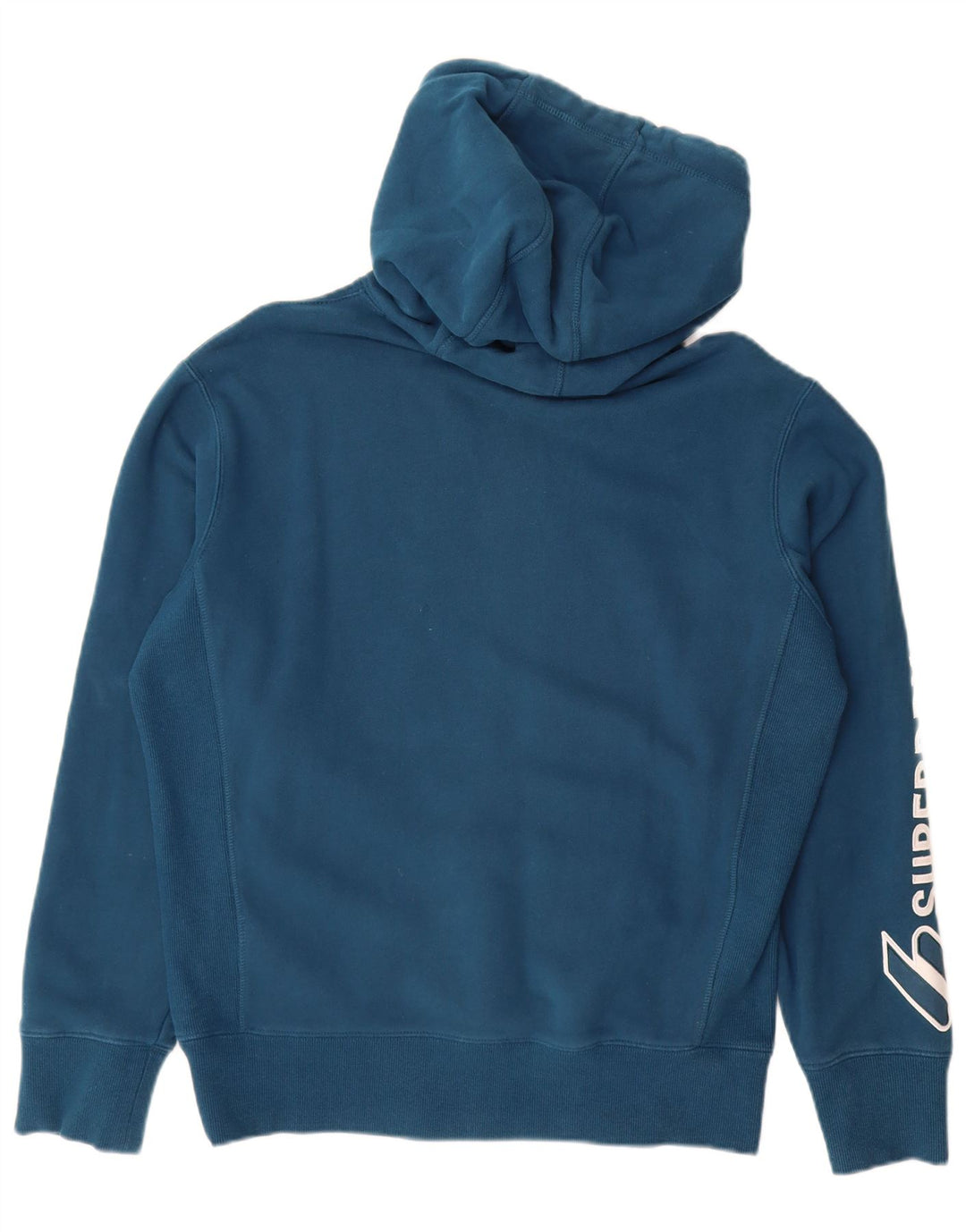 SUPERDRY Grafisk hættetrøje til mænd, lille blå bomuld