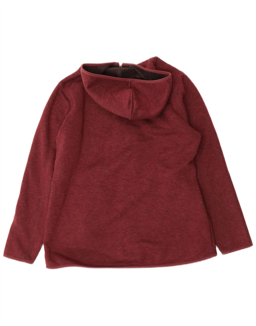 Marks & Spencer Dame Hættetrøje Sweater UK 16 Large Bourgogne Polyester