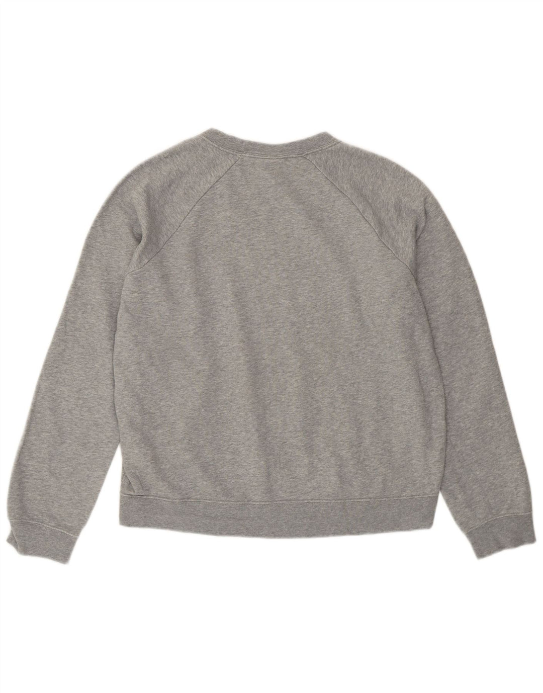 Nike Dame Loose Fit Sweatshirt Jumper UK 12 Medium Grey Bomuld