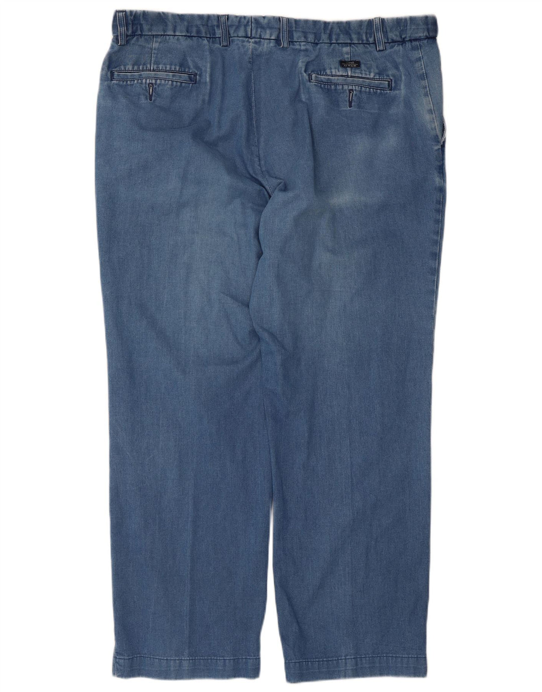 Marks & Spencer Herre Blue Harbor Straight Jeans W42 L28 Blå Bomuld