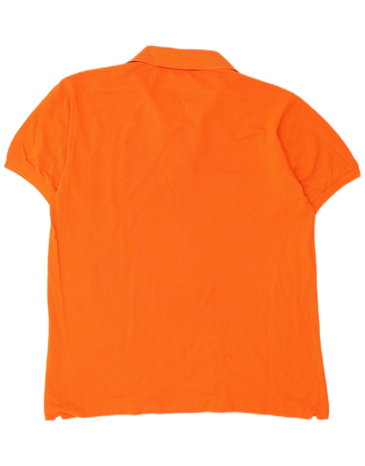 Lacoste herre poloskjorte str. 4 Medium Orange bomuld