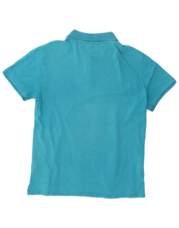 Champion Herre Easy Fit Polo Shirt Stor Blå Bomuld