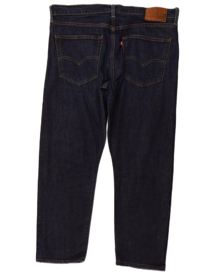 LEVI'S Herre 512 Slim Tapered Jeans W36 L26 Marineblå Bomuld
