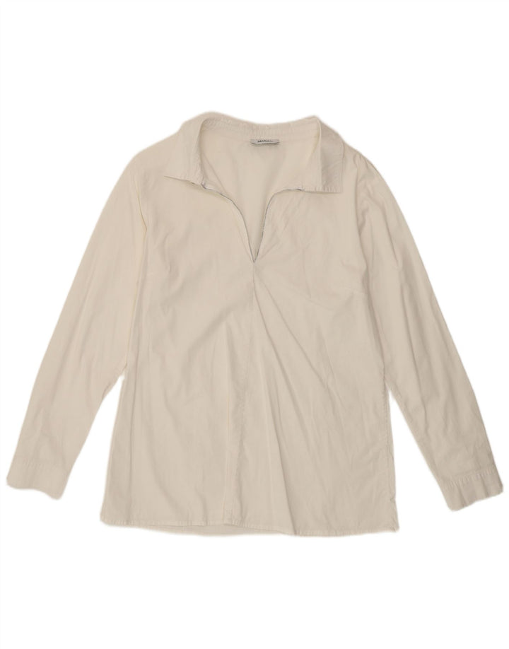 Max & Co. Dame Pullover Shirt UK 12 Medium White