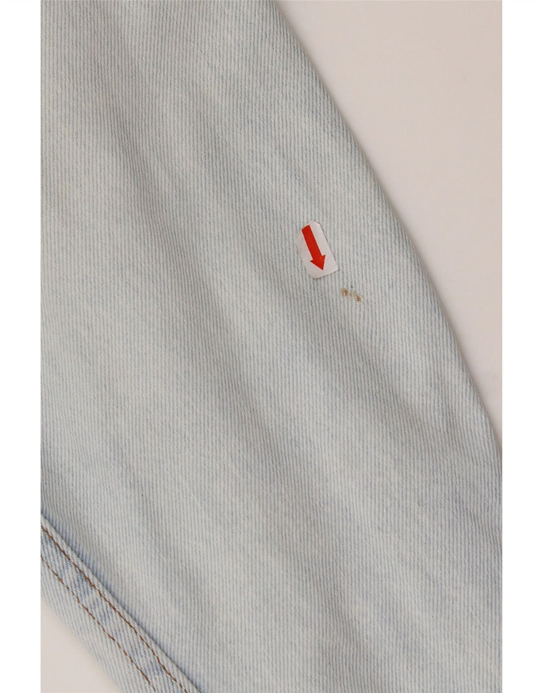 RIFLE Womens Crop Oversized denimjakke UK 10 Small Blue Cotton