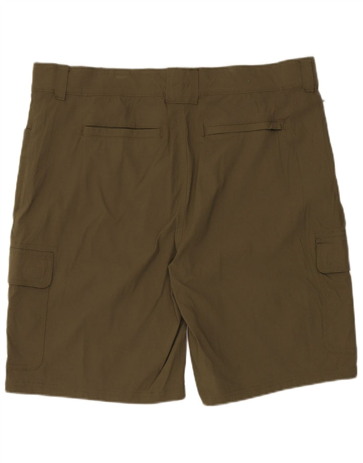 ORVIS Herre Cargo Shorts W40 XL Khaki Nylon