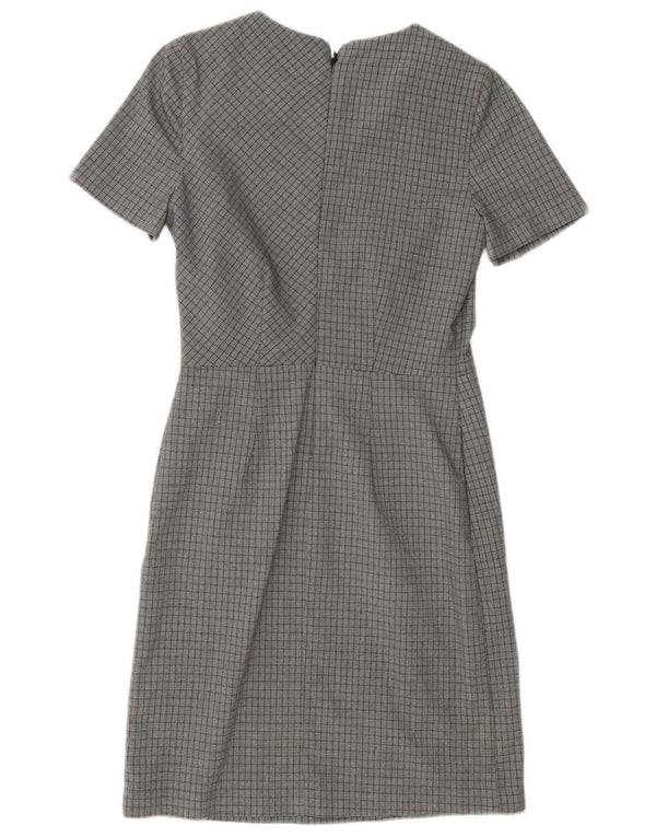 Næste Kvinders Skedekjole UK 6 XS Grå Houndstooth