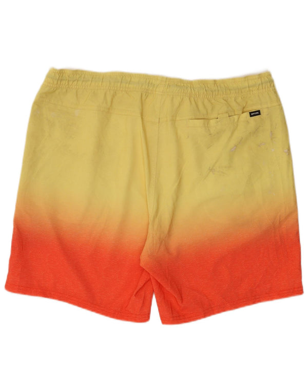 Rip Curl Mens Swimming Shorts XL  Yellow Colourblock