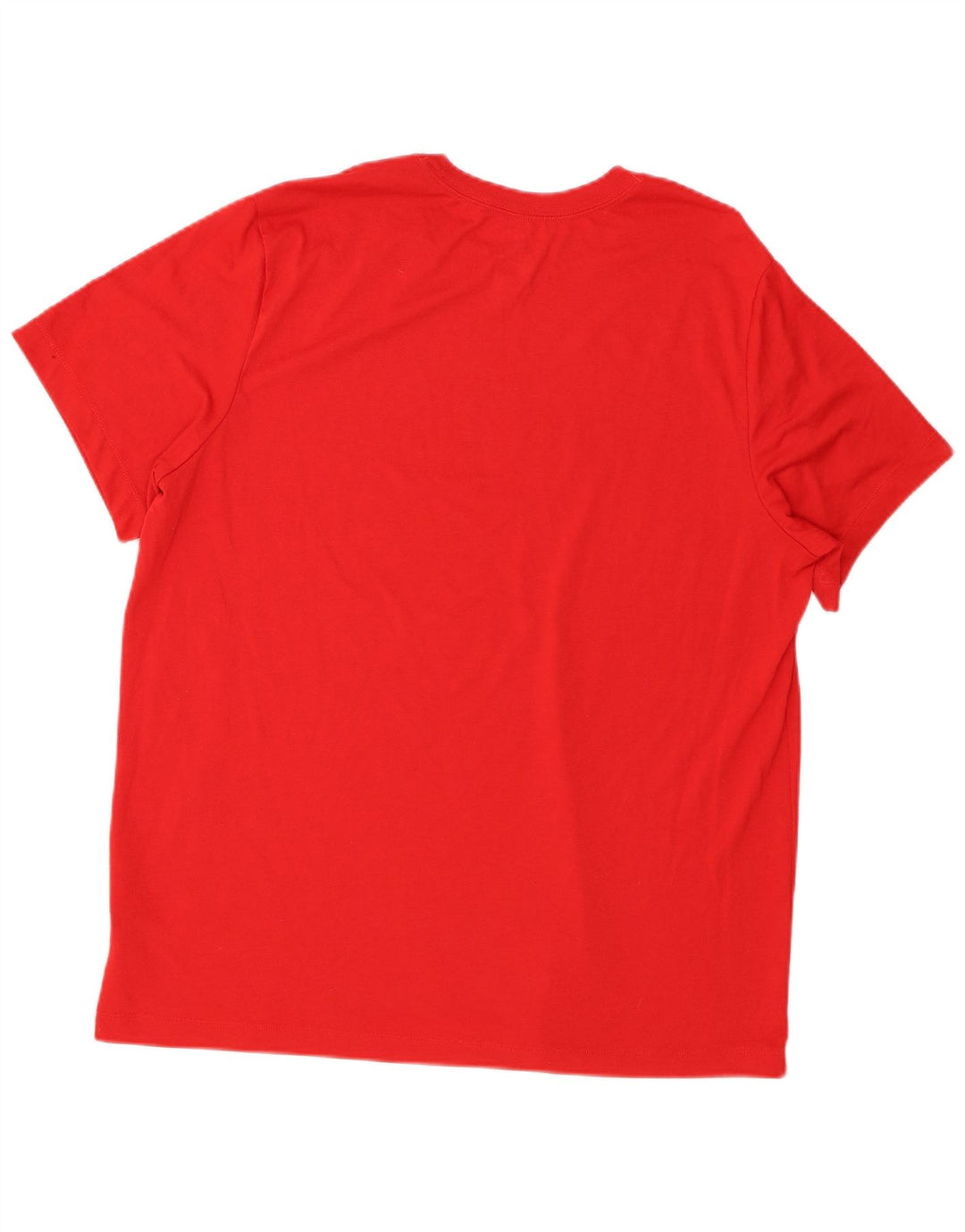 Nike Herre Dri Fit Grafisk T-Shirt Top XL Rød Polyester