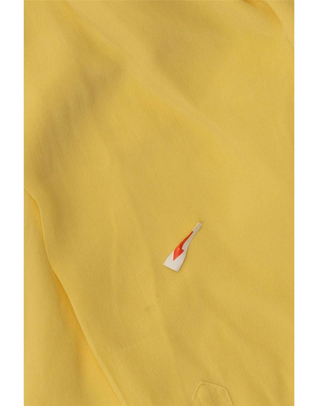 Vintage dameskjorte IT 50 XL gul silke