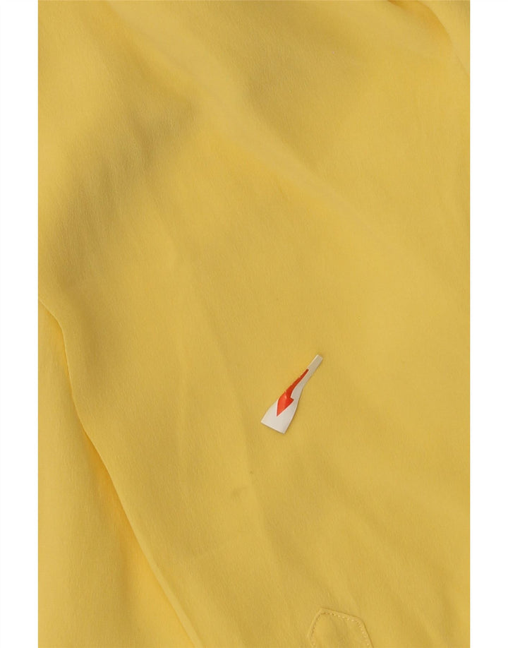 Vintage dameskjorte IT 50 XL gul silke