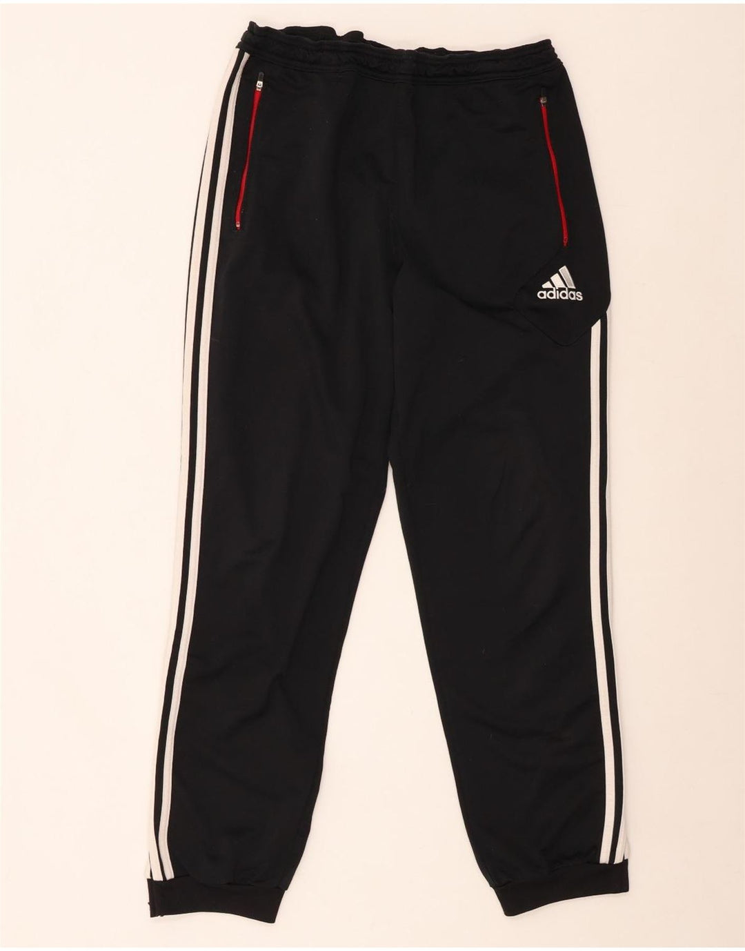 ADIDAS Træningsdragt til mænd Joggers UK 44/46 Large Black Polyester