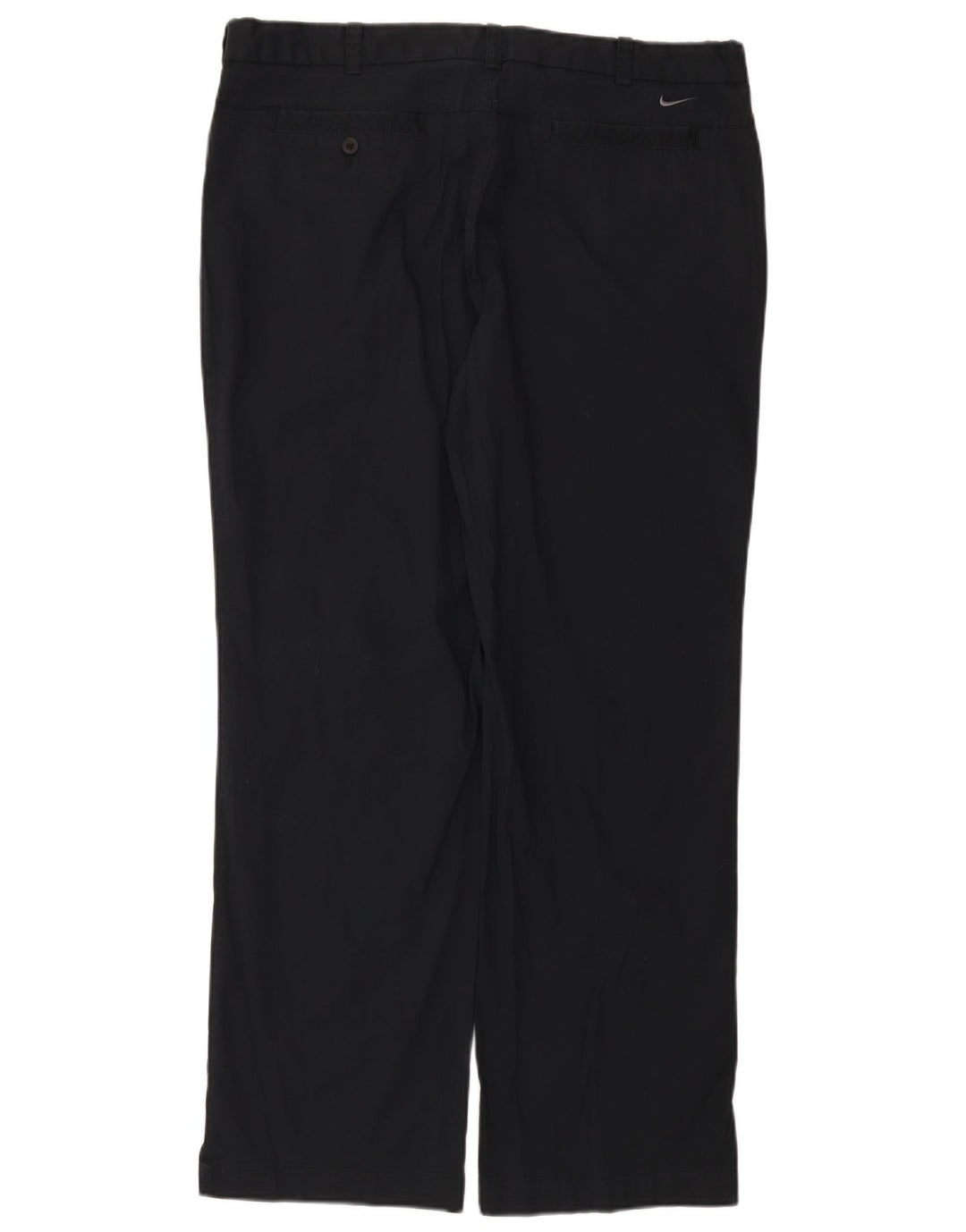 Nike lige fritidsbukser til kvinder W38 L32 Marineblå bomuld