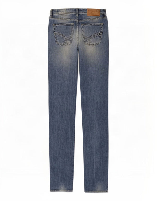 Gas Dame Slim Jeans W29 L34 Blå Bomuld