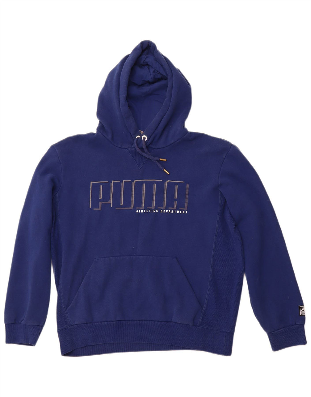 PUMA Grafisk hættetrøje til mænd mellem marineblå