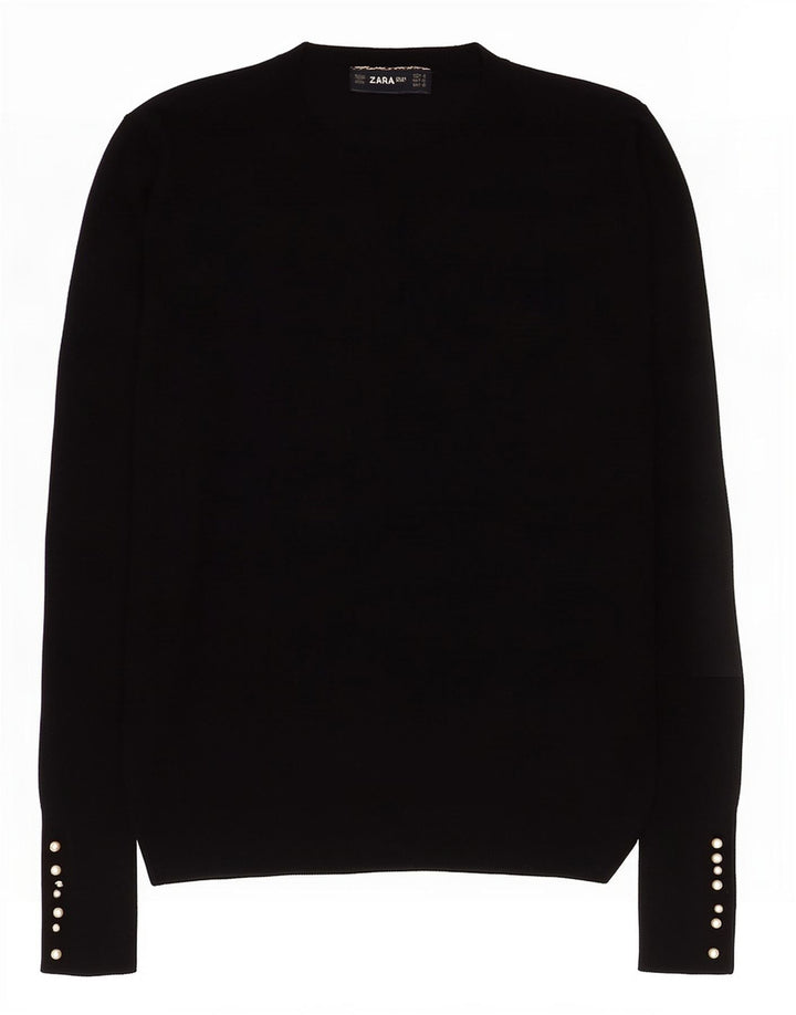 Zara Dame Jumper Sweater UK 12 Medium Sort