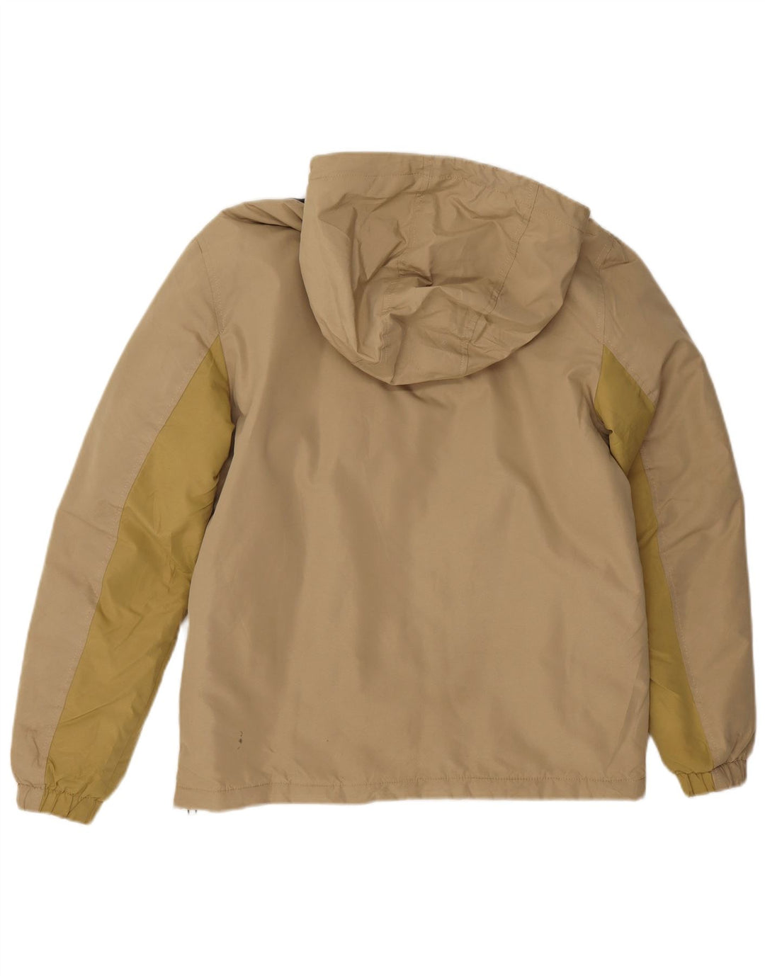 Jack & Jones Herre Grafisk Windbreaker Jacket UK 36 Small Beige Colourblock