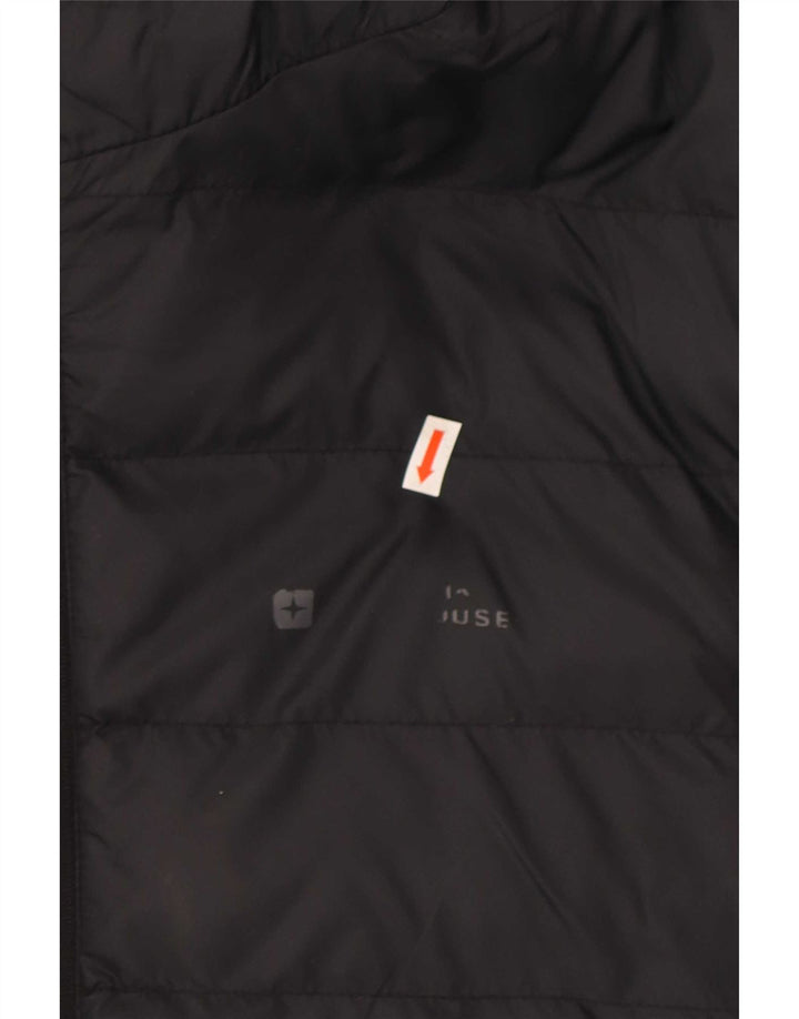 Mountain Warehouse Herre hættepolstret jakke UK 40 Stor sort nylon
