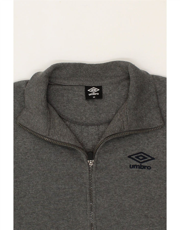 UMBRO Mens Tracksuit Top Jacket Medium Grey Cotton Vintage Umbro and Second-Hand Umbro from Messina Hembry 