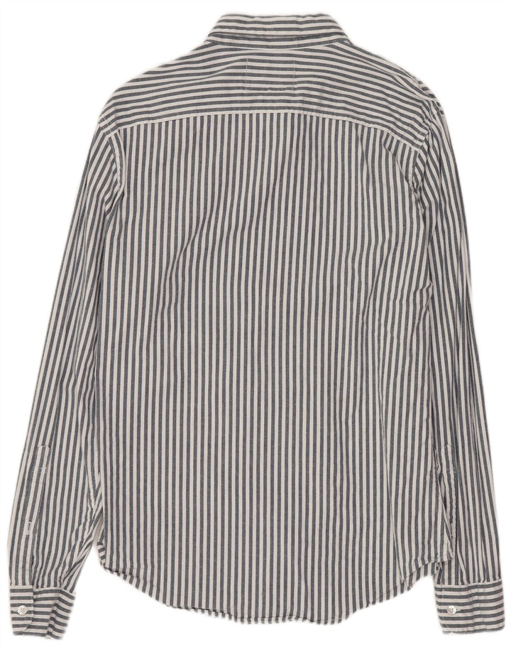 HOLLISTER Muscle Shirt til mænd mellemgrå stribet bomuld