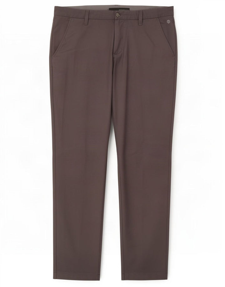 Adidas Straight Chino-bukser til mænd W32 L30 Grå polyester