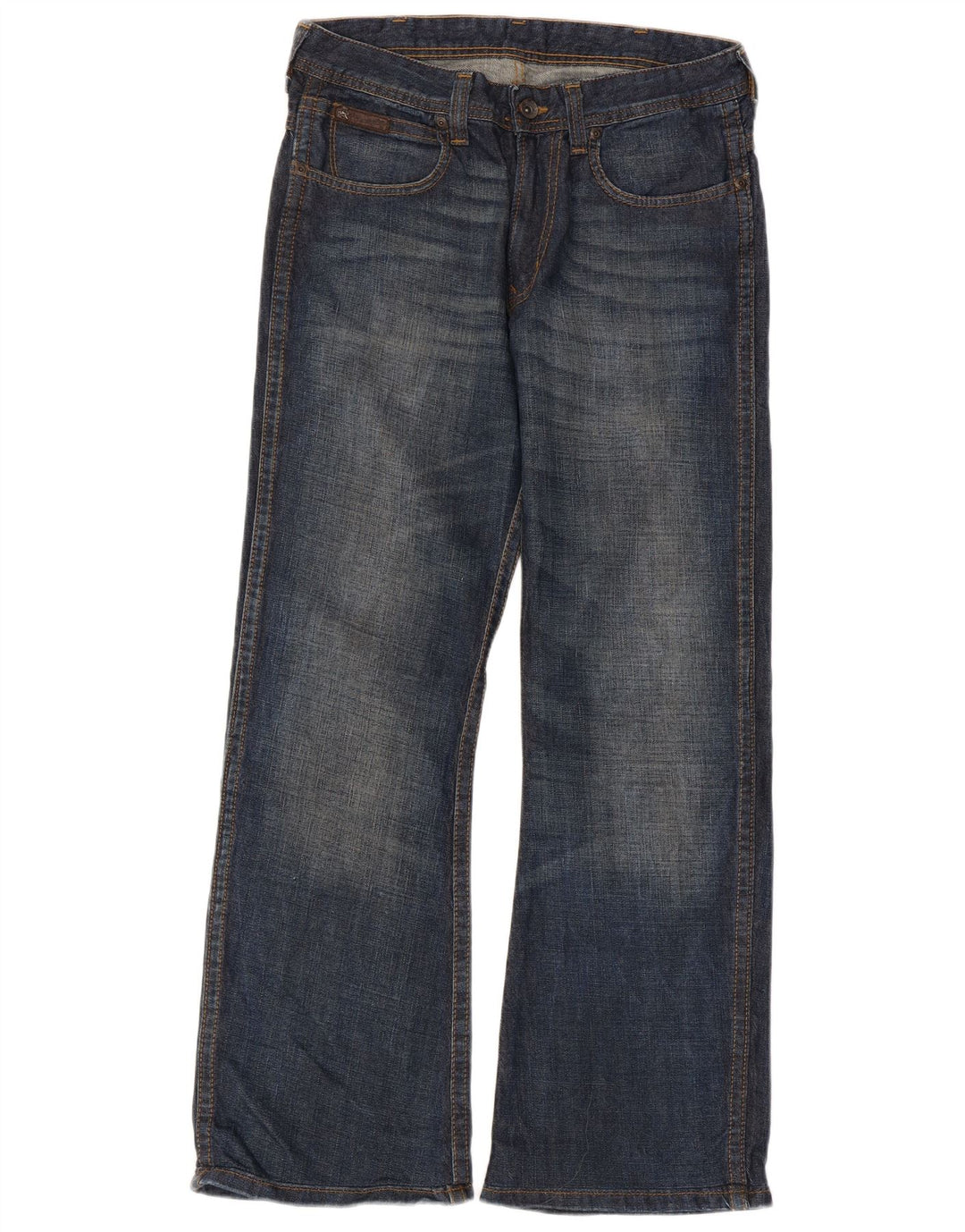 WRANGLER Dame Bootcut Jeans W31 L32 Blå Bomuld