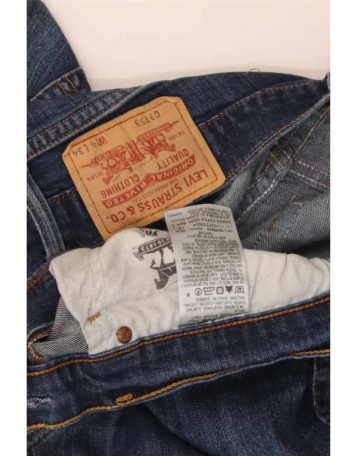 Levi's Dame Slim Jeans W34 L29 Blå Bomuld