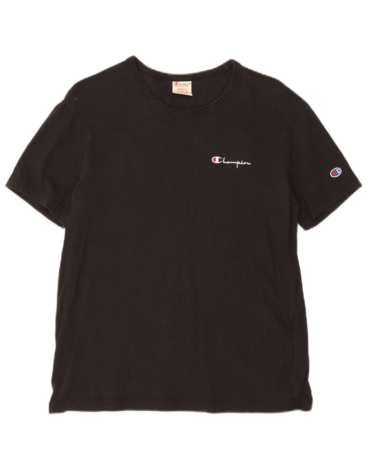 Champion Herre grafisk T-shirt top lille sort bomuld