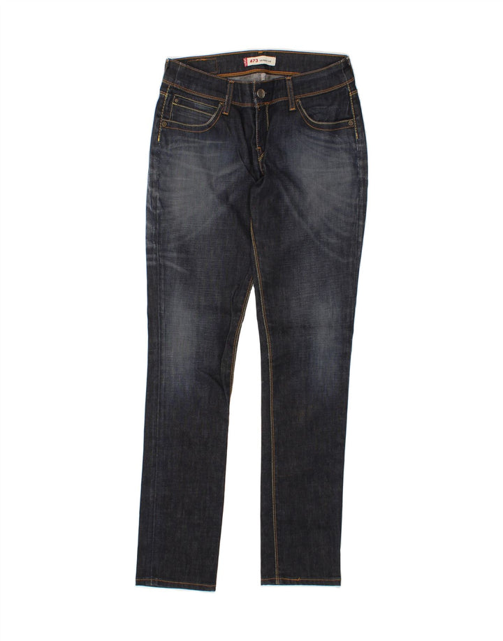 LEVI'S Womens 473 Skinny Jeans W30 L32 Blue Polyester Vintage Levi's and Second-Hand Levi's from Messina Hembry 