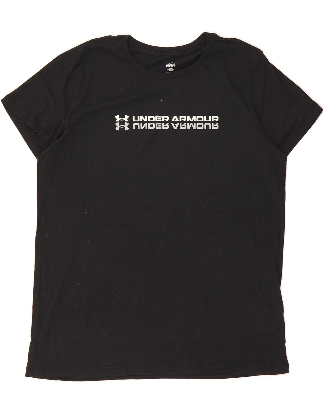 UNDER ARMOUR Mens Graphic T-Shirt Top Large Black Cotton Vintage Under Armour and Second-Hand Under Armour from Messina Hembry 