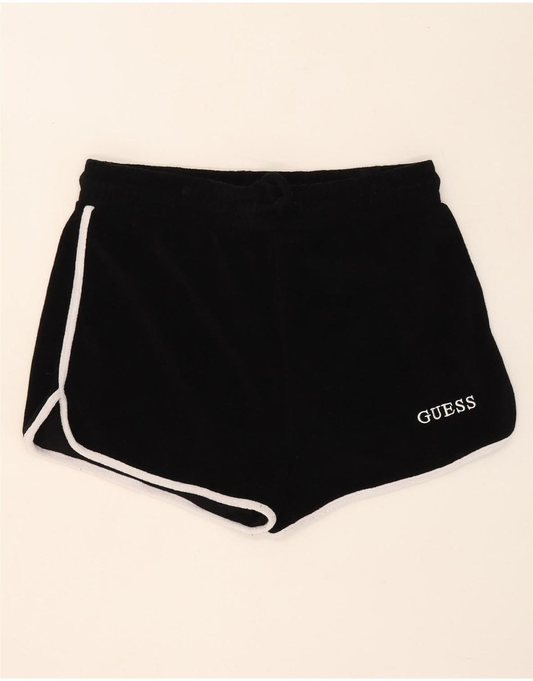 Guess Sportsshorts til kvinder UK 14 Large Black Bomuld
