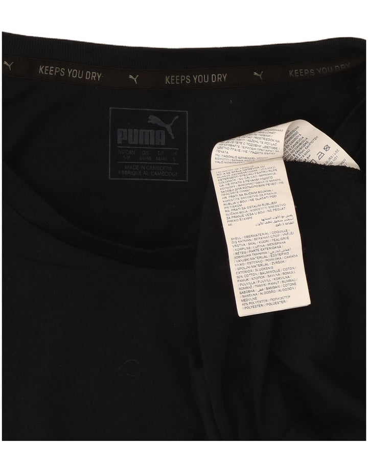 Puma herre T-shirt top lille sort bomuld