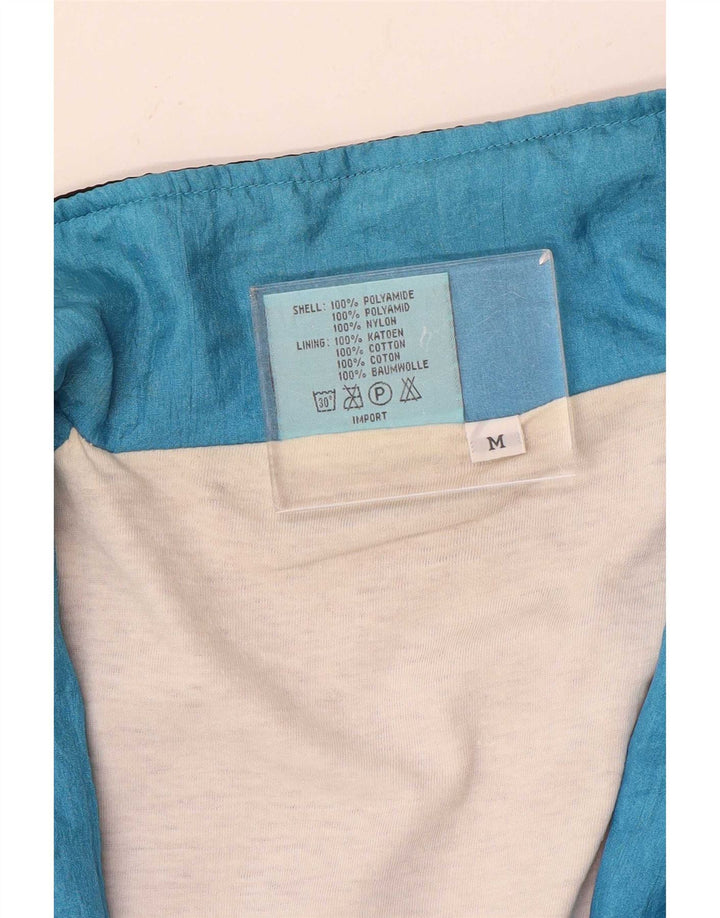 Vintage træningsdragt til mænd Topjakke Medium Flerfarvet Colourblock Nylon