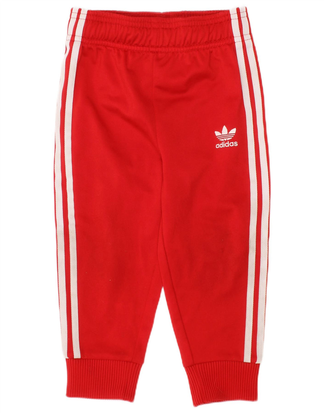 ADIDAS Baby Piger Træningsdragt Bukser 18-24 Måneder Rød Polyester