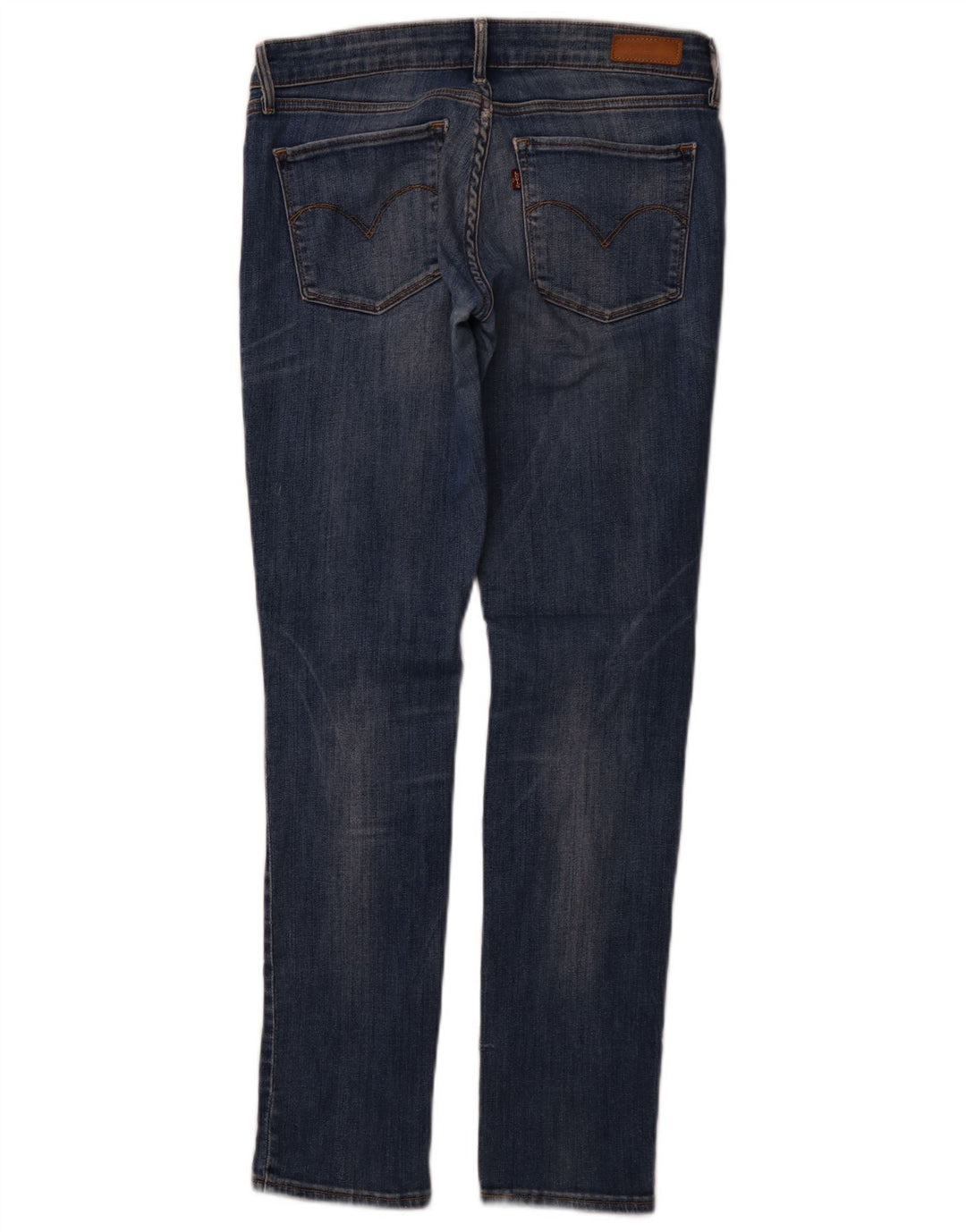 LEVI'S Womens Skinny Jeans W29 L32 Navy Blue Cotton