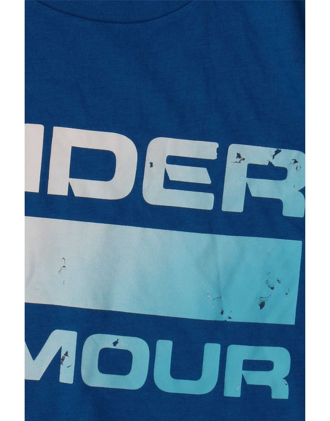 Under Armour Herre grafisk T-shirt Top Medium Blue Bomuld