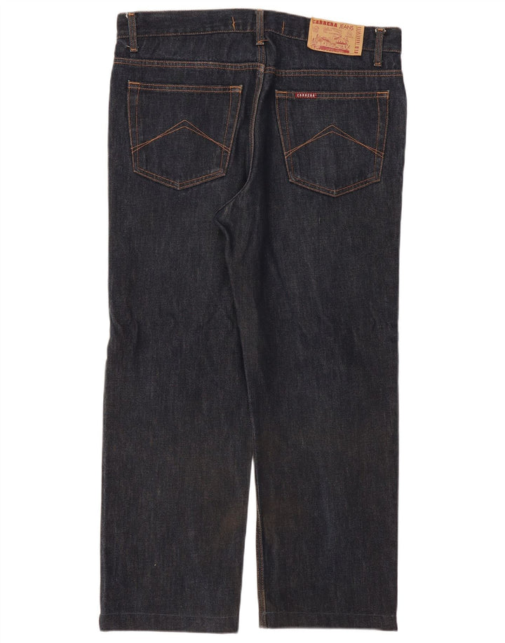 Carrera Dame 700 Straight Jeans W36 L27 Marineblå Bomuld