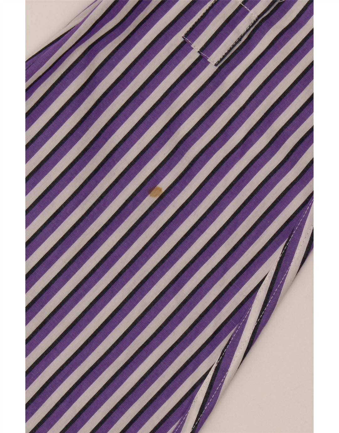 CHAPS Mens Shirt Medium Purple Striped Cotton Vintage Chaps and Second-Hand Chaps from Messina Hembry 