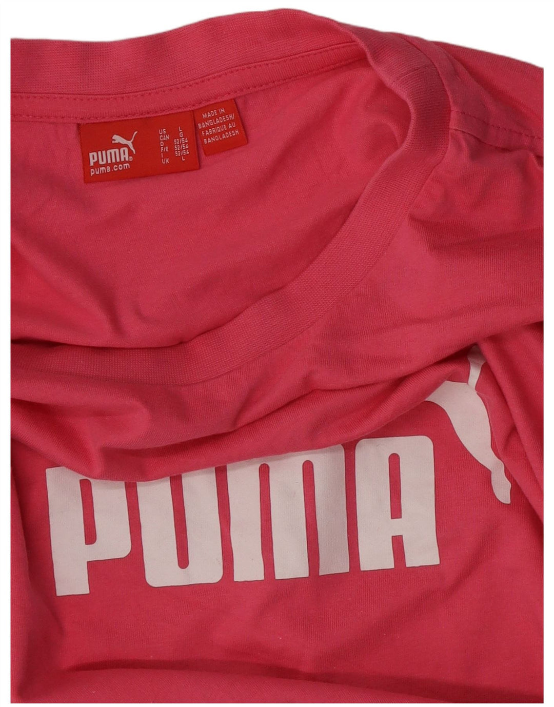 Puma Herre Grafisk T-Shirt Top Stor Pink