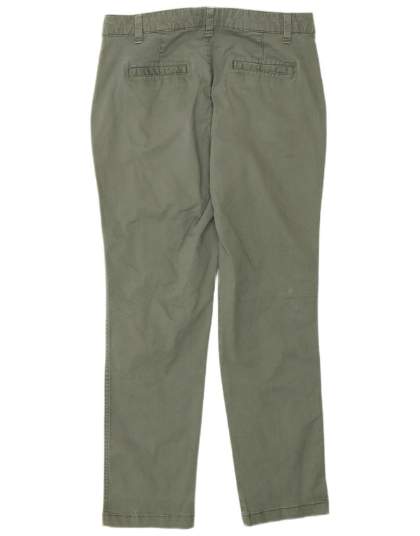 Gap Womens Girlfriend Chino Bukser US 6 Medium W30 L28 Grøn Bomuld