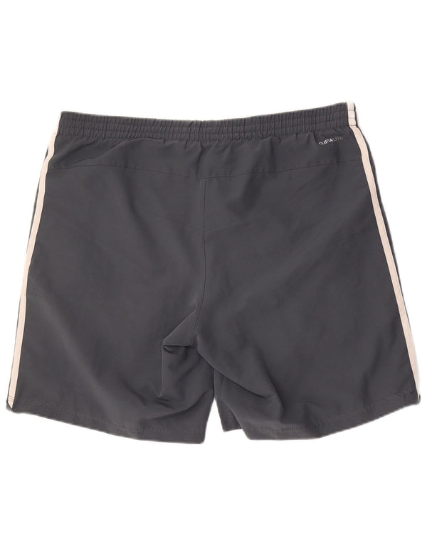 Adidas Mens Climalite Sport Shorts Medium Grey Polyester