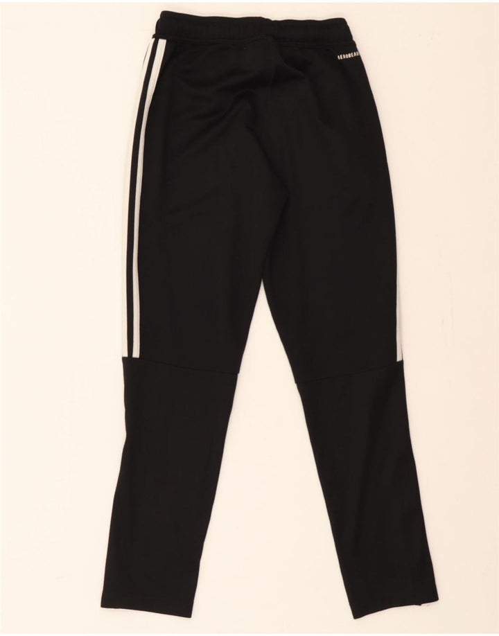 ADIDAS Boys Tracksuit Trousers 11-12 Years  Black Polyester Vintage Adidas and Second-Hand Adidas from Messina Hembry 