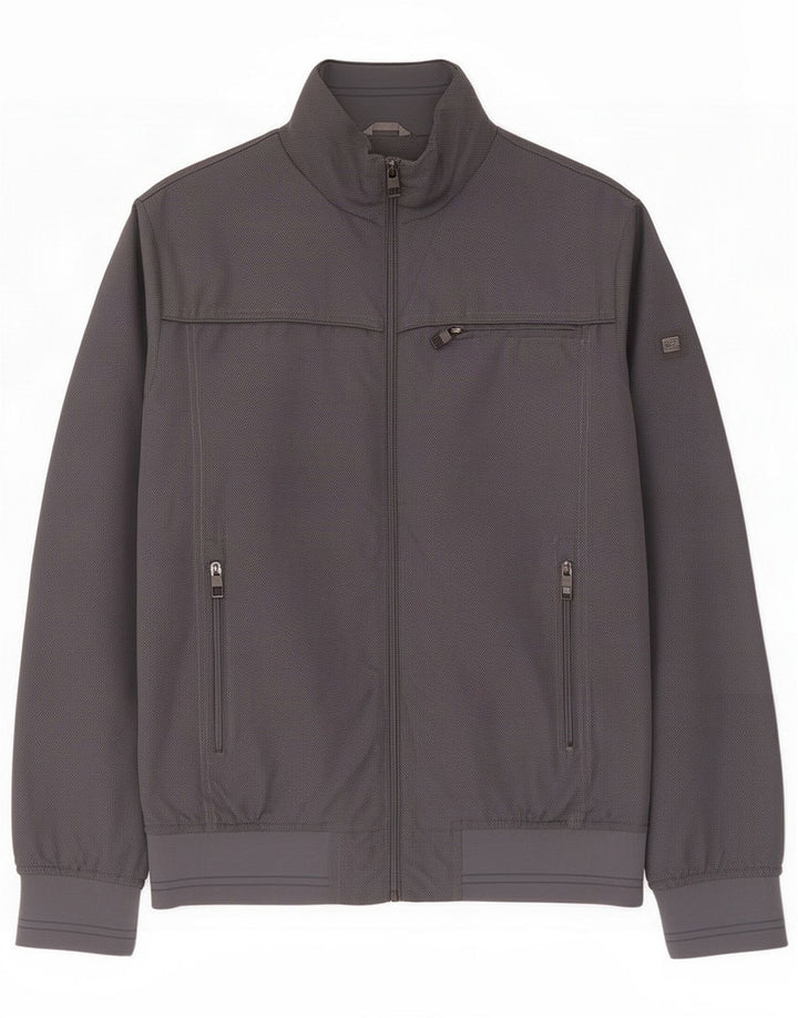 Wampum Bomberjakke til mænd UK 38 Medium Grey Polyester