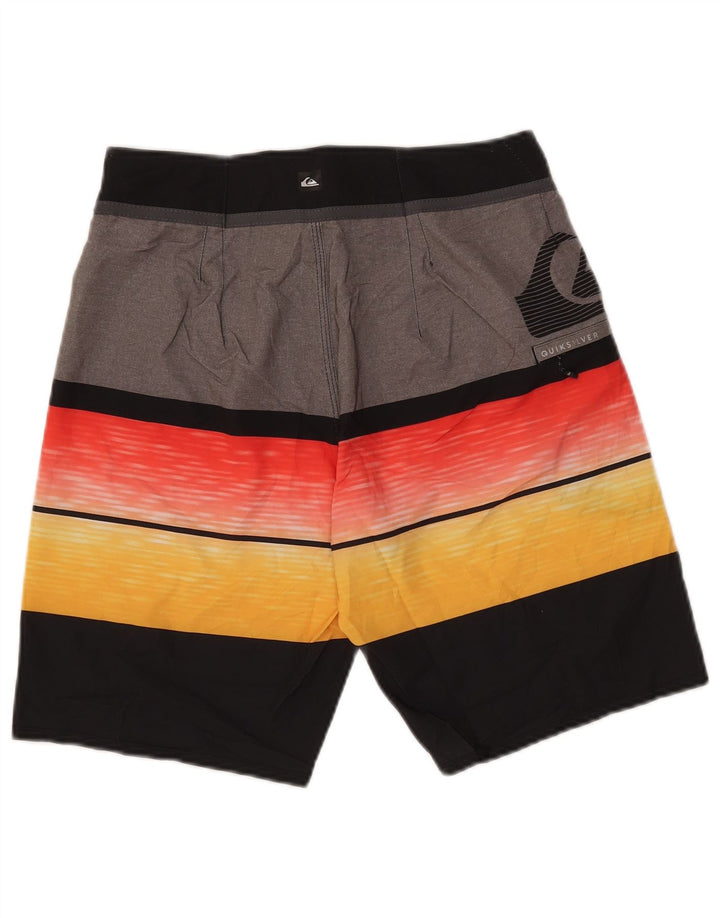 Quiksilver grafiske badeshorts til mænd Medium flerfarvet stribet