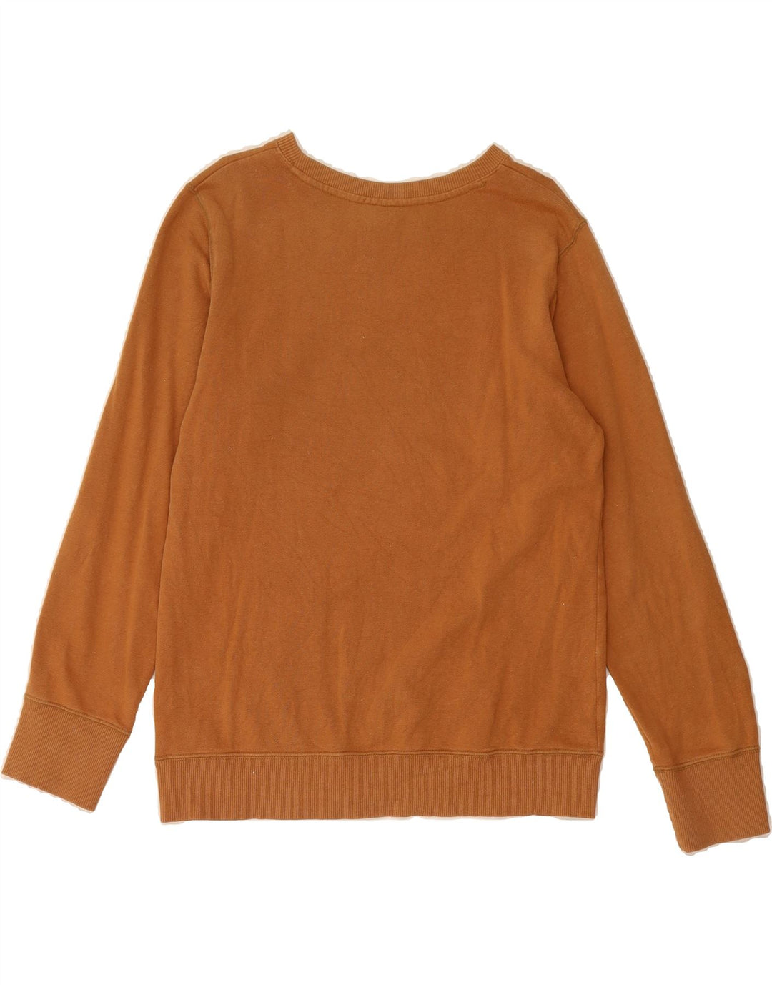CHAMPION Womens Graphic Sweatshirt Jumper UK 14 Large Brown Vintage Champion and Second-Hand Champion from Messina Hembry 